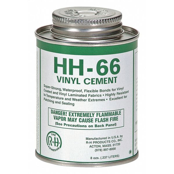 Vinyl Cement, Clear, 3-3/4in.Hx2 5/8in. W