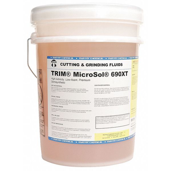 Semi-Synthetic Coolant, Amber, Pail, 5 gal.