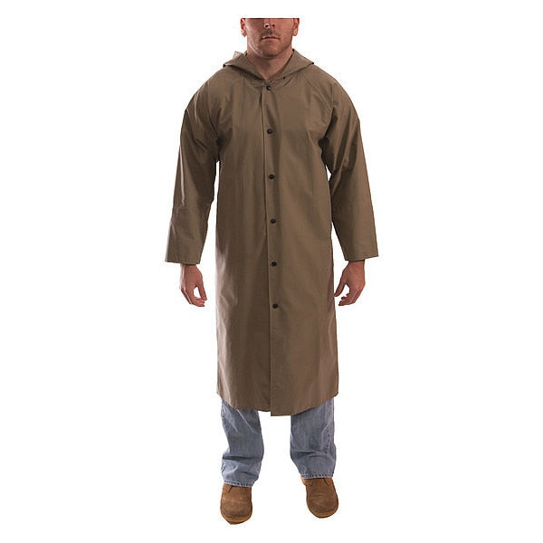 Magnaprene Flame Resistant Rain Coat, Tan, 3XL