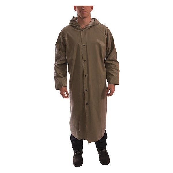 Magnaprene Flame Resistant Rain Coat, Tan, 3XL