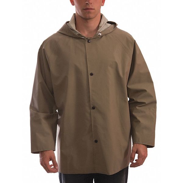 Magnaprene Flame Resistant Rain Jacket, Tan, 5XL