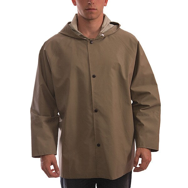 Magnaprene Flame Resistant Rain Jacket, Tan, 4XL