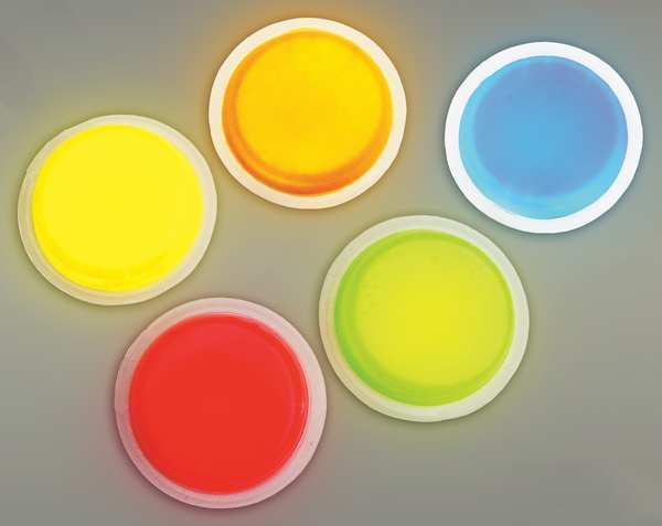 Lightstick, Circular, Yellow, 3 in. L, PK10