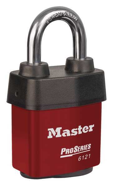 Lockout Padlock, KD, Red