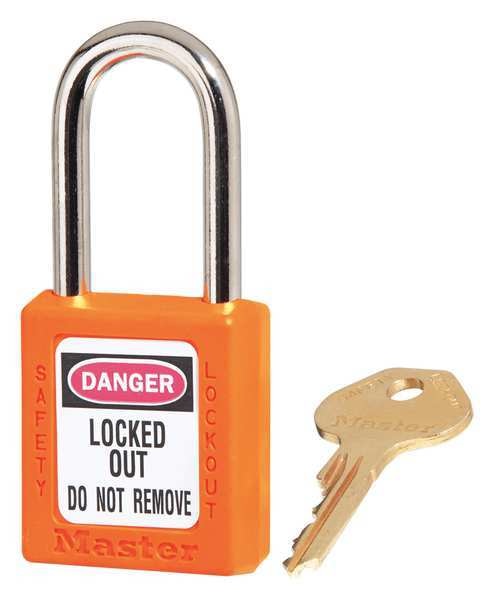 Lockout Padlock, KA, Orange, 1-3/4