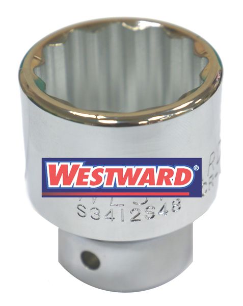 3/4 in Drive, 25mm 12 pt Metric Socket, 12 Points