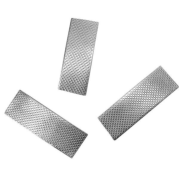 Embossed Foil Tape, 1/2 In x 4 In, PK100
