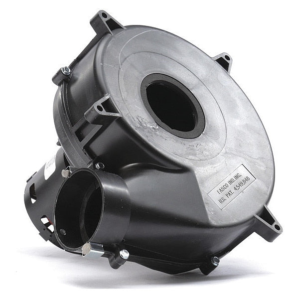 Round OEM Blower, 3250/2800 RPM, 1 Phase, Direct, Plastic 2 Speed