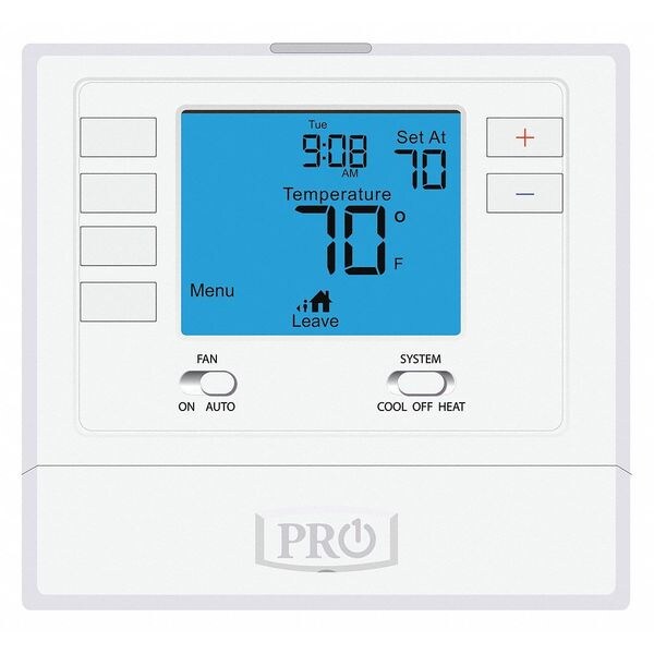 Mutely-Stage Gas, 7, 5-1-1 Programs, 2 H 2 C, Wall Mount, Hardwired/Battery, 24VAC