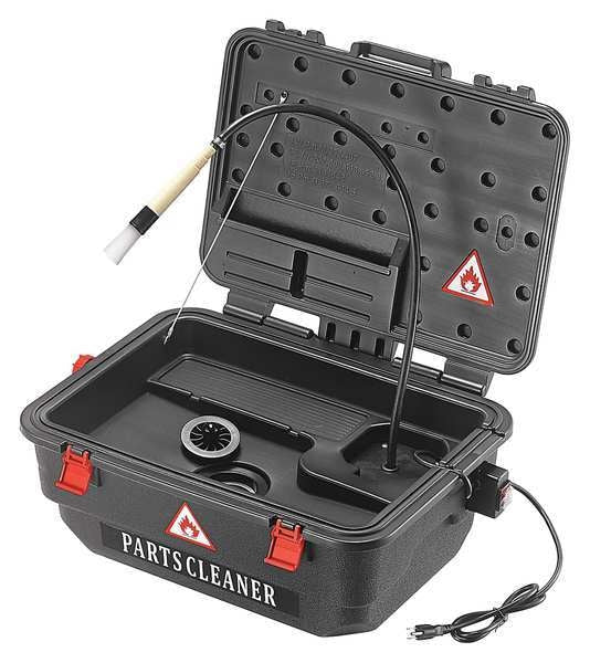 Portable Parts Washer, 2.5 gal, Water Pump