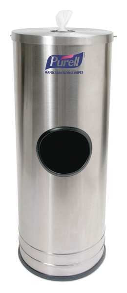 Wet Wipe Dispenser Stand, Silver, Stainless Steel