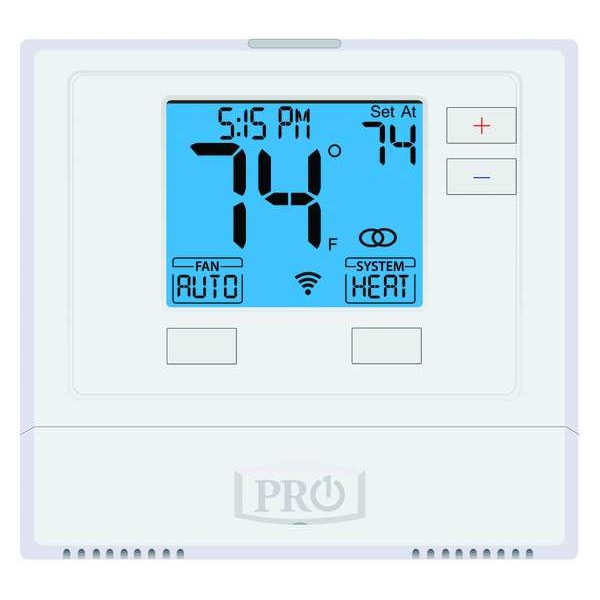 WiFi Thermostat, 7, 5-1-1 Programs, 1 H 1 C, Wall Mount, Hardwired, 24VAC