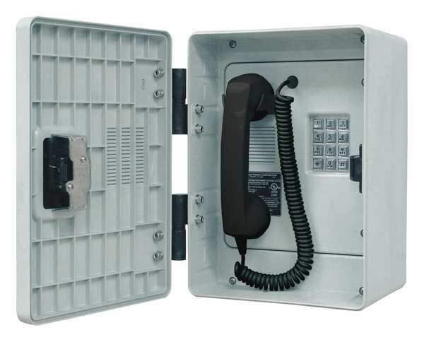 Telephone, Industrial Outdoor, Gray