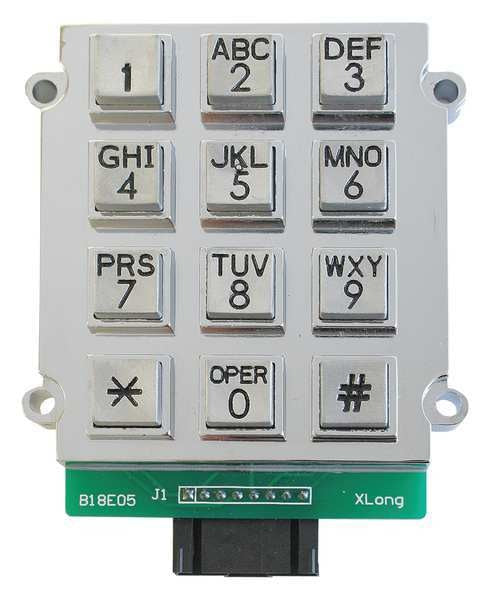 Keypad, Steel, Stainless Steel, Accessory