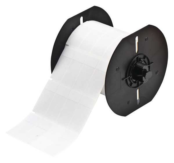 Label Roll, White/Clear, Labels/Roll: 3500