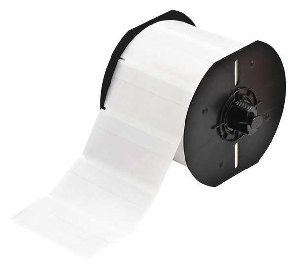 Label Roll, White/Clear, Labels/Roll: 4000