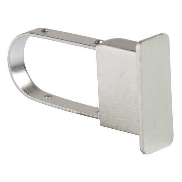 Add-on End Cap, Satin Chrome, Silver, 100PK