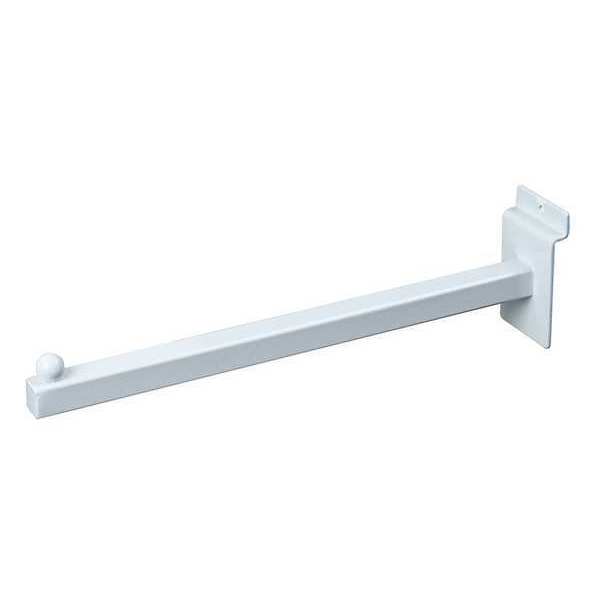 Straight Arm Semi-Gloss, 12inL, White, 24PK