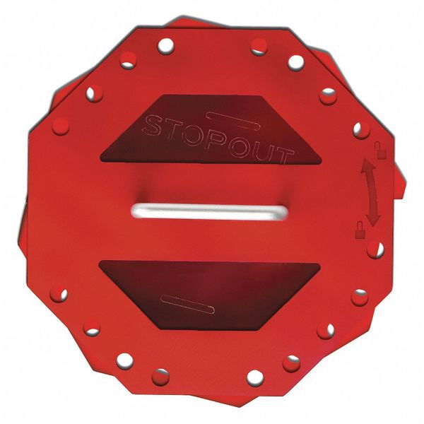 Group Lockout Box, Red, 7-3/4