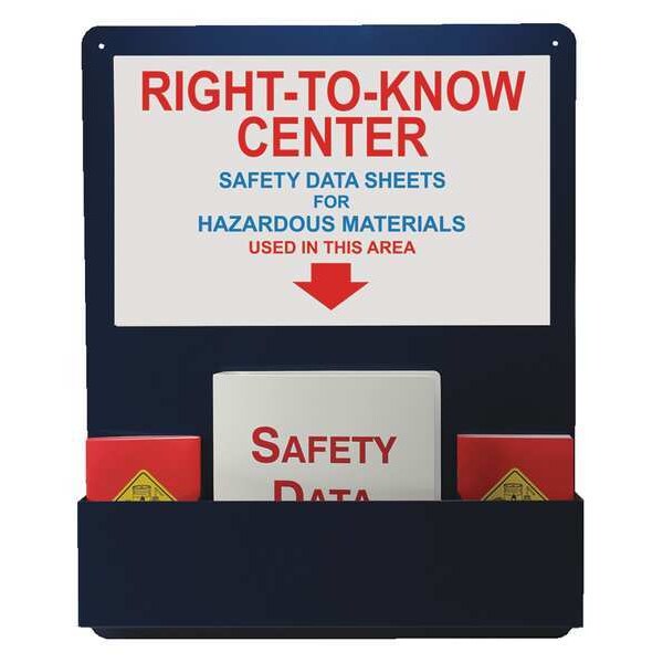Right-To-Know Center, English, 30 in. H