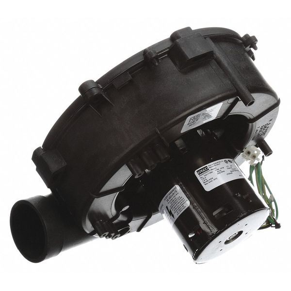 Round OEM Blower, 3400 RPM, 1 Phase, Direct, Plastic 1 Speed