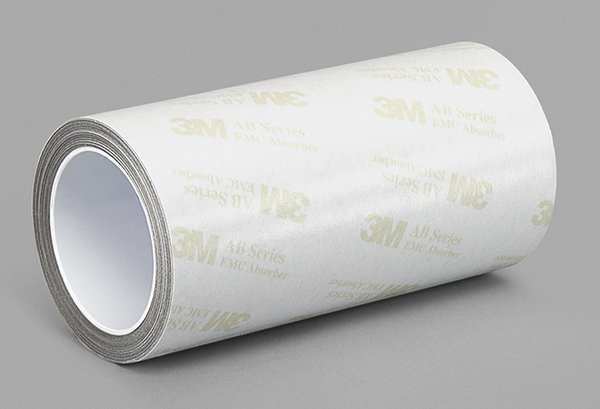 EMI Absorber, 1-3/100 x 4 yd, 30 mil, Gray