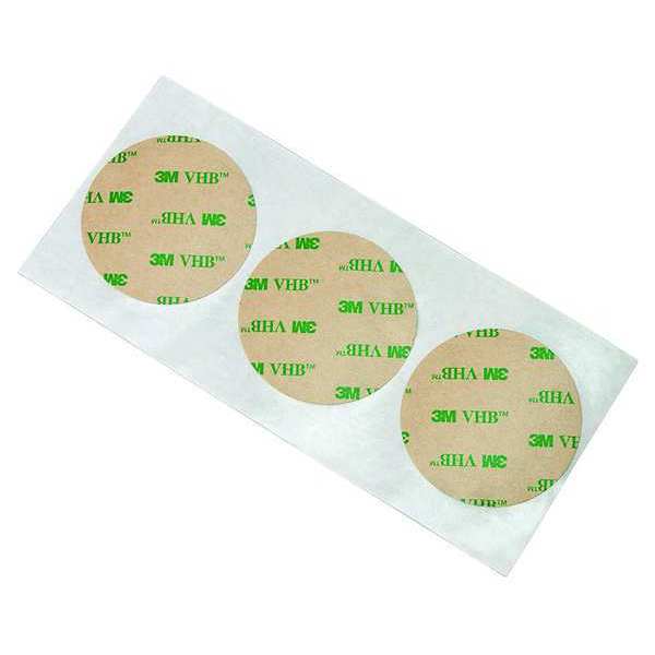 Adhesive Transfer Tape, Circle, 1 In, PK5