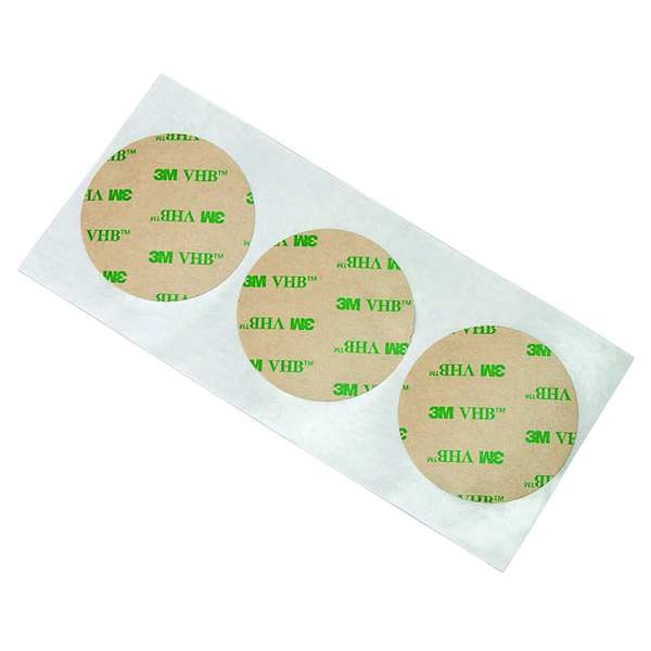 Adhesive Transfer Tape, Cir., 1/2 In, PK250