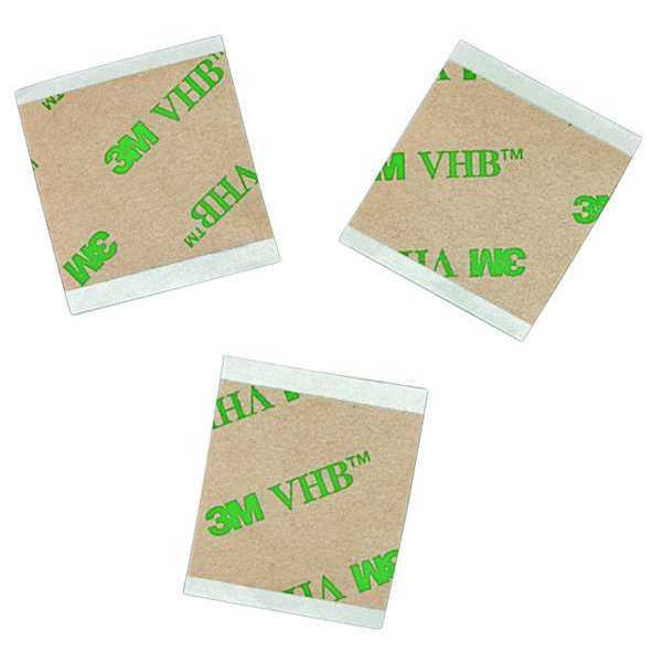 Adhesive Transfer Tape, Sq., 1/2 In, PK250