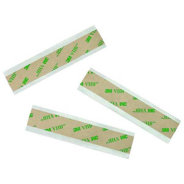 Adh. Transfer Tape, Rect., 1/2x3 In, PK5