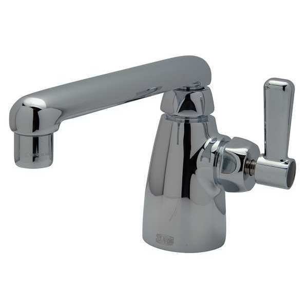 Lever Handle Single Hole Mount, 1 Hole Straight Laboratory Faucet, Polished chrome