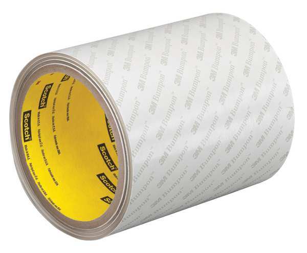 Bumper, Self Adhesive, 4-1/2 Inx5 ft, Clear