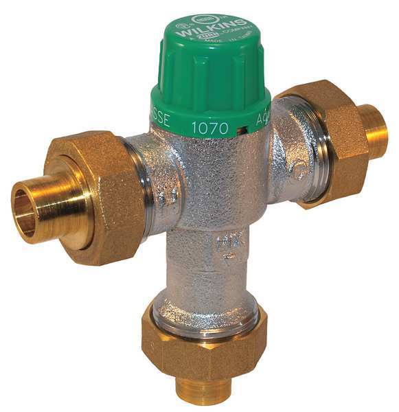 Mixing Valve, Low Lead Bronze, 5-7/8 In. H