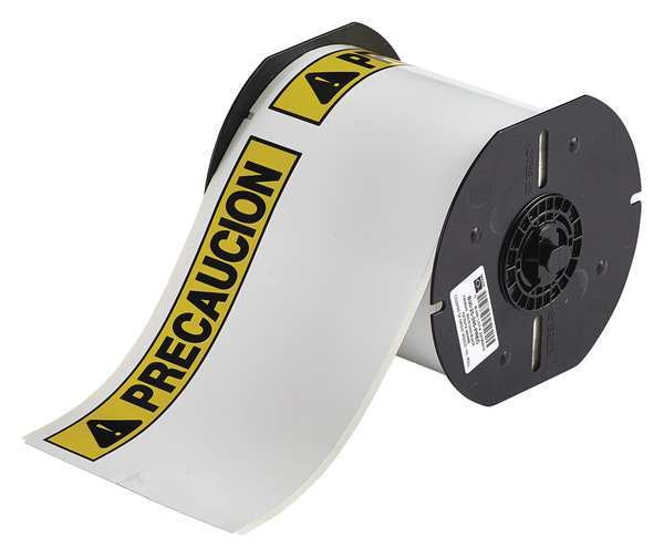 Label Cartridge, Red/White, Precaucion