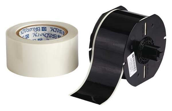 Label Tape Cartridge, Black, 2-1/4 in.W