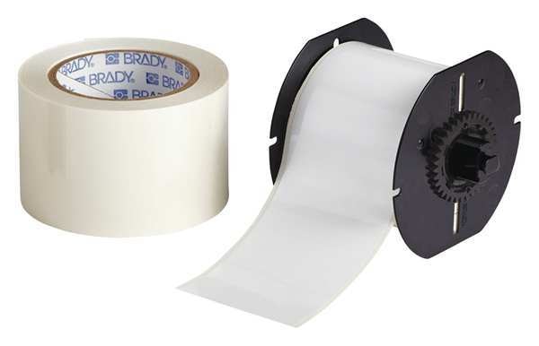 Label Tape Cart, White, 100ft L x 3 in.W