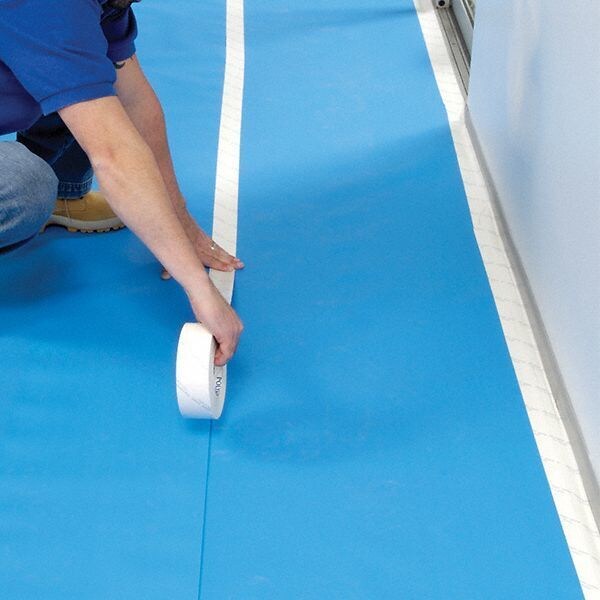 Fire Retardant Duct Tape, White, 3 in. W