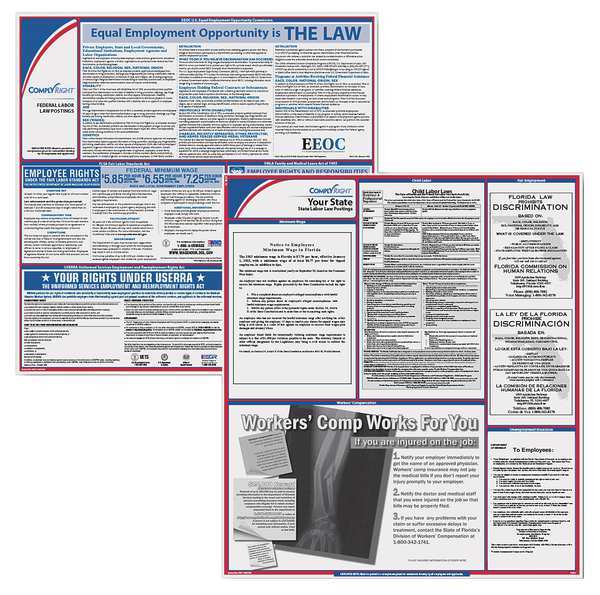 Labor Law Poster Kit, SC, English, 2-1/2inW