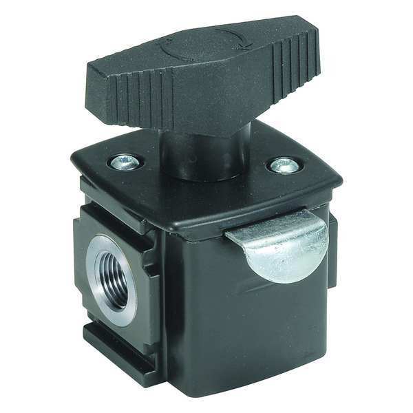 Lock Out Ball Valve, 1/2 in. NPT, 260 cfm