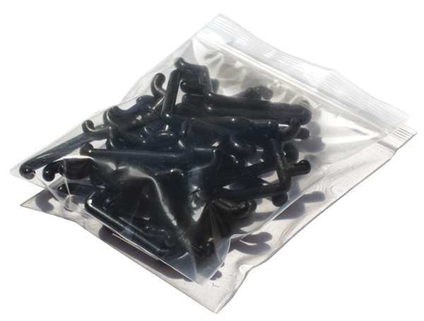 Locking Pegboard Hooks, 1/4 in. dia, PK25