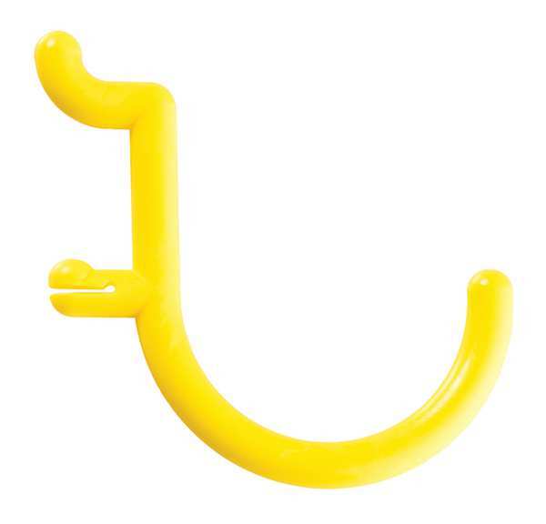 Locking Pegboard Hooks, 1 1/2 in. L, PK25