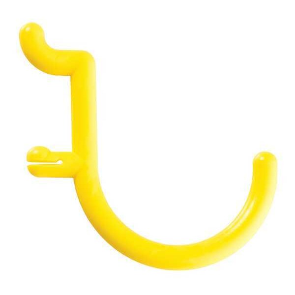 Locking Pegboard Hooks, Plastic, PK8