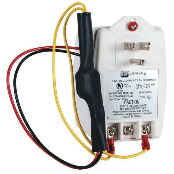Transformer, Plastic, 12VDC Voltage Output