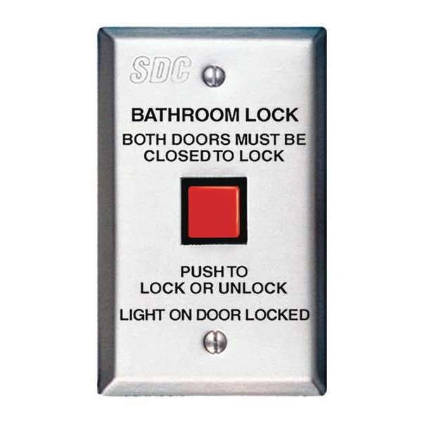 Bathroom Lock, 2-7/8 in. W