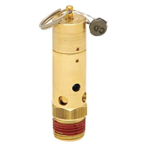 Air Safety Valve, 1/2 In Inlet, 60 psi