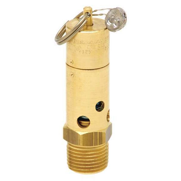 Air Safety Valve, 1/2 In Inlet, 250 psi