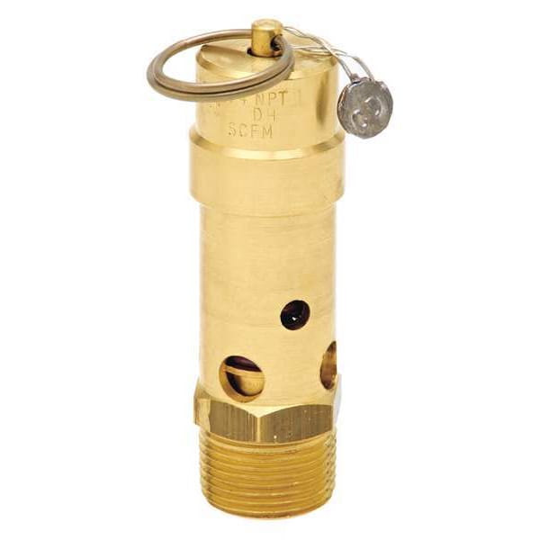 Air Safety Valve, 3/4 In Inlet, 100 psi