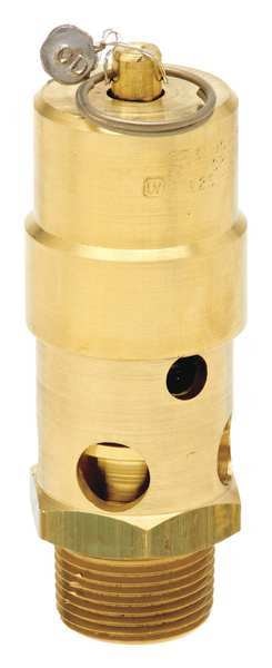 Air Safety Valve, 1-1/4 In Inlet, 200 psi