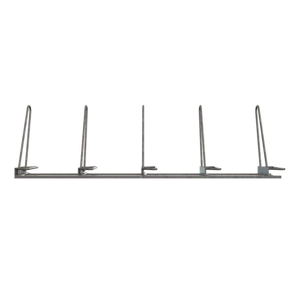 Bike Rack, Galv, (5)Bikes, 29-1/2inH, 101inL