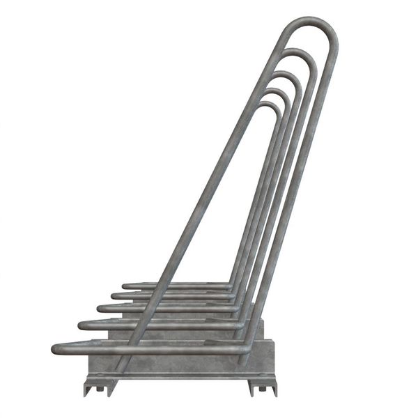 Bike Rack, Galv, (5)Bikes, 29-1/2inH, 101inL
